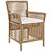 Sedia da esterno con cuscino 4 pcs Beige e Crema polyrattan - Foto miniatura 3