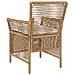 Sedia da esterno con cuscino 4 pcs Beige e Crema polyrattan - Foto miniatura 7