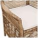 Sedia da esterno con cuscino 4 pcs Beige e Crema polyrattan - Foto miniatura 9
