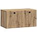Mobile Porta TV da Muro Rovere Artigianale 59,5 x 31 x 30 cm - Foto miniatura 1