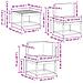 Set di divani da esterno 6 pcs - Foto miniatura 8
