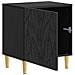 Comodino Nero 43 x 34,5 x 50 cm Legno ingegnerizzato - Foto miniatura 2