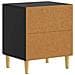 Comodino Nero 43 x 34,5 x 50 cm Legno ingegnerizzato - Foto miniatura 5