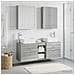 Set di mobili per il bagno 5 pcs Sonoma grigio - Foto miniatura 2