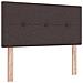 Letto box spring con materasso Marrone Scuro 90 x 190 cm - Foto miniatura 5