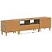 Mobile TV LED a 5 pezzi Rovere Artigianale Legno ingegnerizzato - Foto miniatura 4