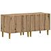 Mobile TV LED a 5 pezzi Rovere Artigianale Legno ingegnerizzato - Foto miniatura 6