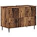 Set di armadietti da bagno in 3 pezzi ZWOLLE Legno antico - Foto miniatura 6