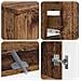 Set di armadietti da bagno in 3 pezzi ZWOLLE Legno antico - Foto miniatura 9