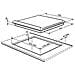 Piano Cottura SRV564GH3 a Gas 4 Fuochi da 60 cm Colore Inox Serie Contemporanea con FSD - Foto miniatura 10