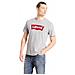 Graphic Set-in Neck Mid Heather Grey T-shirt Uomo Taglia Xs - Foto miniatura 1