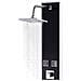 Pannello Doccia In Vetro 18x42,1x120 Cm Nero - Foto miniatura 4