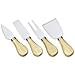 Set 4 Coltelli Formaggio Umbria Satinato Con Manici In Legno Di Quercia - Foto miniatura 1