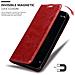 Custodia Compatibile Con Xiaomi Black Shark In Rosso Mela - Coperchio Protettiva Con Chiusura Magnetica, Funzione Stand E Tasca Per Le Carte - Foto miniatura 6