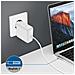 Caricabatterie Magsafe Macbook Air 45w Ricarica Rapida Ap-45 Bianco - Foto miniatura 4