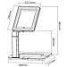 Supporto Da Tavolo Universale Per Tablet, Stand Mc 644 - Foto miniatura 2