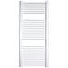 Termoarredo Bagno Scaldasalviette Acciaio Radiatore Calorifero Termosifone Bianco *** Misure : H1800xl450xi400 33 Tubi - Foto miniatura 1