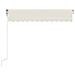 Tenda Da Sole Retrattile Manuale 350x250 Cm Crema - Foto miniatura 3