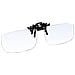 Lenti A Clip Anti Luce Blu Per Occhiali Antifatica Antiriflesso Trasparenti - Foto miniatura 6