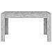 Tavolo da Pranzo Grigio Cemento 140x74,5x76cm Legno Multistrato - Foto miniatura 2