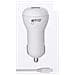 Caricabatterie 12-24v 1xusb 1a Cavo Microusb Bianco Rotondo 1m - Foto miniatura 1