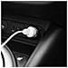 Caricabatterie 12-24v 1xusb 1a Cavo Microusb Bianco Rotondo 1m - Foto miniatura 3