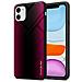 Custodia Compatibile Con Apple Iphone 11 - Ottica A Strisce In Cremisi Rosa - Coperchio Protettivo In Vetro Temperato E Silicone Tpu - Foto miniatura 1