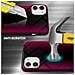 Custodia Compatibile Con Apple Iphone 11 - Ottica A Strisce In Cremisi Rosa - Coperchio Protettivo In Vetro Temperato E Silicone Tpu - Foto miniatura 3