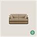 Evans Divano Letto In Tessuto Ecosostenibile Beige 169 Cm (mat. 140x197) - Foto miniatura 1