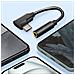 Adattatore Audio Da Usb-c A Jack 3,5 Mm Design A Gomito Lunghezza 12 Cm Nero - Foto miniatura 8