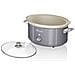 Swan Sf17031grneu Retro Slow Cooker 6,5l Pentola Rimovibile In Ceramica Antiaderente Senza Pfoa 320w Grigio - Foto miniatura 5