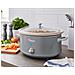 Swan Sf17031grneu Retro Slow Cooker 6,5l Pentola Rimovibile In Ceramica Antiaderente Senza Pfoa 320w Grigio - Foto miniatura 6