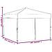 Tenda Per Feste Pieghevole Con Pareti Laterali Rosso 3x3 M - Foto miniatura 8