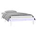 Giroletto con LED Bianco 90x190 cm Single in Legno Massello - Foto miniatura 3