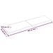 Piano Tavolo Marrone 180x50x (2-6) cm Rovere Massello Trattato - Foto miniatura 2