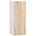 Mobile da cucina pensile LIMA, 1 anta, 30x30,5x72 cm, Colore Bianco e Sonoma Quercia - Foto miniatura 1