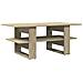 Tavolino Da Salotto Rovere Sonoma 102x55x42cm Legno Multistrato - Foto miniatura 2