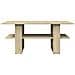 Tavolino Da Salotto Rovere Sonoma 102x55x42cm Legno Multistrato - Foto miniatura 3