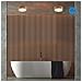 Lampada A Soffitto Eveline - Marrone - Legno, Vetro - 27x27x80 Cm - Foto miniatura 2