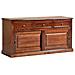 Madia Credenza In Legno 2 Porte Scorrevoli Tinta Noce L. 157 P. 53 H. 78 - Foto miniatura 1