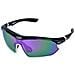 Sunray Occhiali Da Sole Sportivi Nero /bianco /viola - Foto miniatura 1