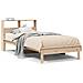 Letto Libreria Senza Materasso 90x190 Cm Legno Massello Pino - Foto miniatura 2