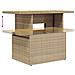 Set Divano Da Giardino 5 Pz Con Cuscini Beige In Polyrattan - Foto miniatura 5