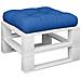 Cuscino Per Pallet Blu Reale 50x50x12 Cm In Tessuto - Foto miniatura 3