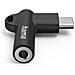 00201701 adattatore per inversione del genere dei cavi USB-C 3.5mm Nero - Foto miniatura 3