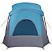 Tenda da Campeggio a Cabina per 5 Persone Blu Impermeabile - Foto miniatura 8
