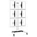 Supporto a Pavimento per 3 TV LCD /LED 32-55" per Video Wall - Foto miniatura 2