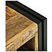 Portabottiglie 34.5 x 35 x 39 cm Legno Massiccio di Mango Grezzo - Foto miniatura 7