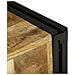Portabottiglie 34.5 x 35 x 39 cm Legno Massiccio di Mango Grezzo - Foto miniatura 8