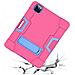 Custodia Per Ipad Air 5/air 4/pro 11"" Con Supporto E Alloggiamento Per Stilo Rosa - Foto miniatura 4